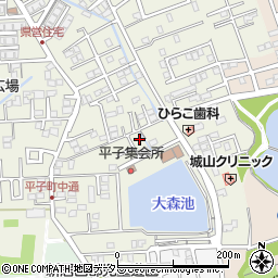 愛知県尾張旭市平子町中通211周辺の地図