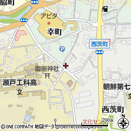 愛知県瀬戸市西茨町83周辺の地図