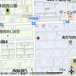 愛知県名古屋市北区中味鋺3丁目303周辺の地図