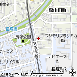 愛知県春日井市森山田町96周辺の地図