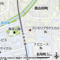 愛知県春日井市森山田町94周辺の地図