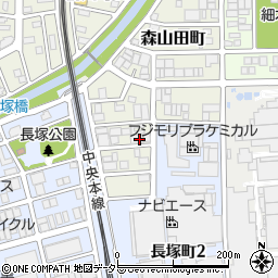 愛知県春日井市森山田町91周辺の地図