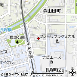 愛知県春日井市森山田町93周辺の地図