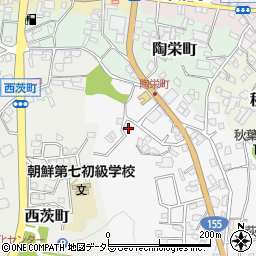 愛知県瀬戸市東茨町58周辺の地図