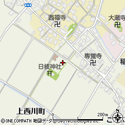 滋賀県彦根市上西川町263周辺の地図