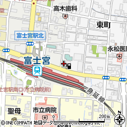 富士宮グリーンホテル周辺の地図