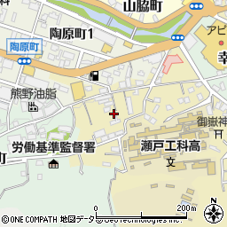 愛知県瀬戸市西権現町49周辺の地図