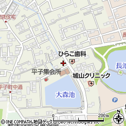 愛知県尾張旭市平子町中通220-1周辺の地図
