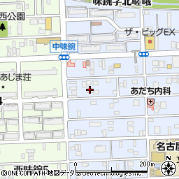 愛知県名古屋市北区中味鋺3丁目311周辺の地図