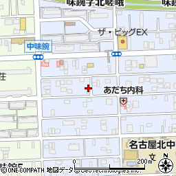 愛知県名古屋市北区中味鋺3丁目331周辺の地図