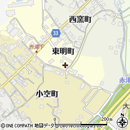 愛知県瀬戸市東明町22周辺の地図