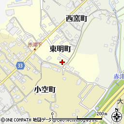 愛知県瀬戸市東明町22周辺の地図