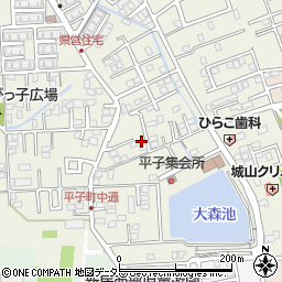 愛知県尾張旭市平子町中通243-3周辺の地図