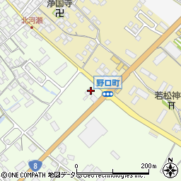 株式会社ユニス　彦根ニュータウンサービスステーション周辺の地図