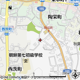 愛知県瀬戸市東茨町56周辺の地図