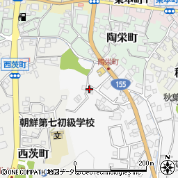 愛知県瀬戸市東茨町56周辺の地図