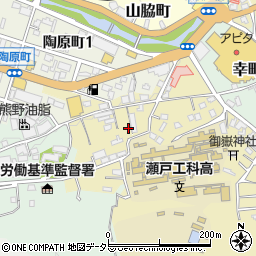 愛知県瀬戸市西権現町25-15周辺の地図