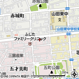 愛知県名古屋市西区五才美町281周辺の地図