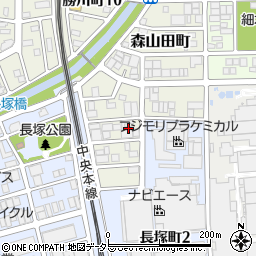 愛知県春日井市森山田町89周辺の地図