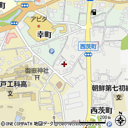 愛知県瀬戸市西茨町88周辺の地図