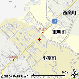 愛知県瀬戸市小空町141周辺の地図