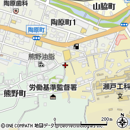 愛知県瀬戸市西権現町18周辺の地図