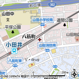愛知県名古屋市西区八筋町178-6周辺の地図