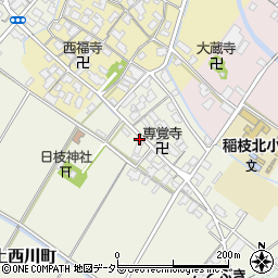 滋賀県彦根市上西川町470周辺の地図