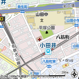 名古屋市西区山田支所周辺の地図