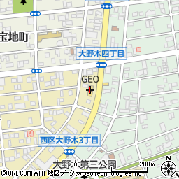ゲオ名古屋大野木店周辺の地図
