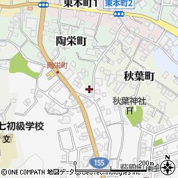 愛知県瀬戸市東茨町13周辺の地図