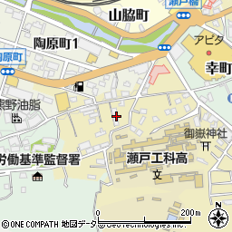 愛知県瀬戸市西権現町25-10周辺の地図