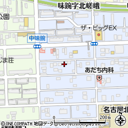 愛知県名古屋市北区中味鋺3丁目313周辺の地図