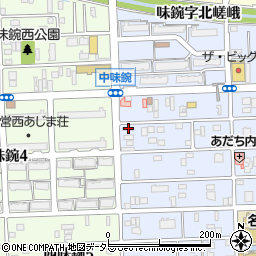 愛知県名古屋市北区中味鋺3丁目306周辺の地図