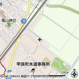 滋賀県犬上郡甲良町呉竹372周辺の地図