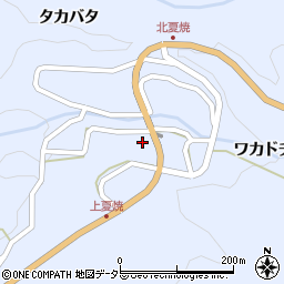愛知県豊田市夏焼町周辺の地図