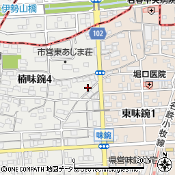 愛知県名古屋市北区楠味鋺4丁目2011周辺の地図