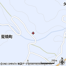 愛知県豊田市夏焼町（オホバタ）周辺の地図