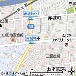愛知県名古屋市西区赤城町2周辺の地図