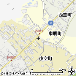 愛知県瀬戸市小空町144周辺の地図