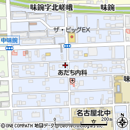 愛知県名古屋市北区中味鋺3丁目326周辺の地図