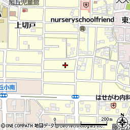 愛知県尾張旭市大久手町周辺の地図