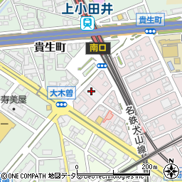 ＴＳＵＴＡＹＡ上小田井店周辺の地図