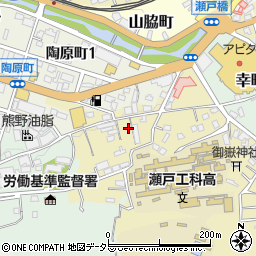 愛知県瀬戸市西権現町25-25周辺の地図