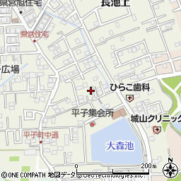 愛知県尾張旭市平子町中通236-2周辺の地図