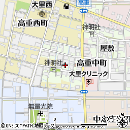 愛知県稲沢市高重町郷クロ40周辺の地図