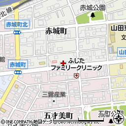 愛知県名古屋市西区赤城町8周辺の地図