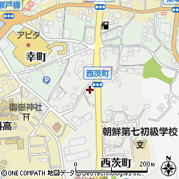 愛知県瀬戸市西茨町57周辺の地図