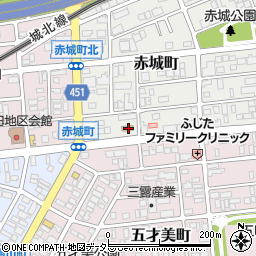 愛知県名古屋市西区赤城町5周辺の地図