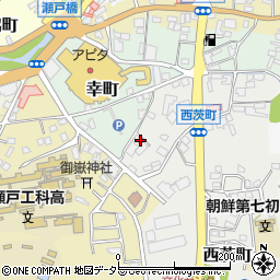 愛知県瀬戸市西茨町81周辺の地図